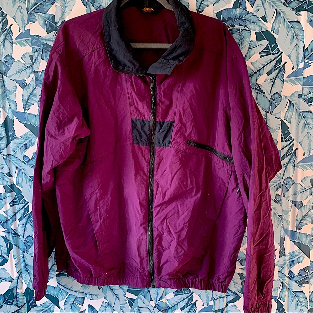 Purple REI windbreaker